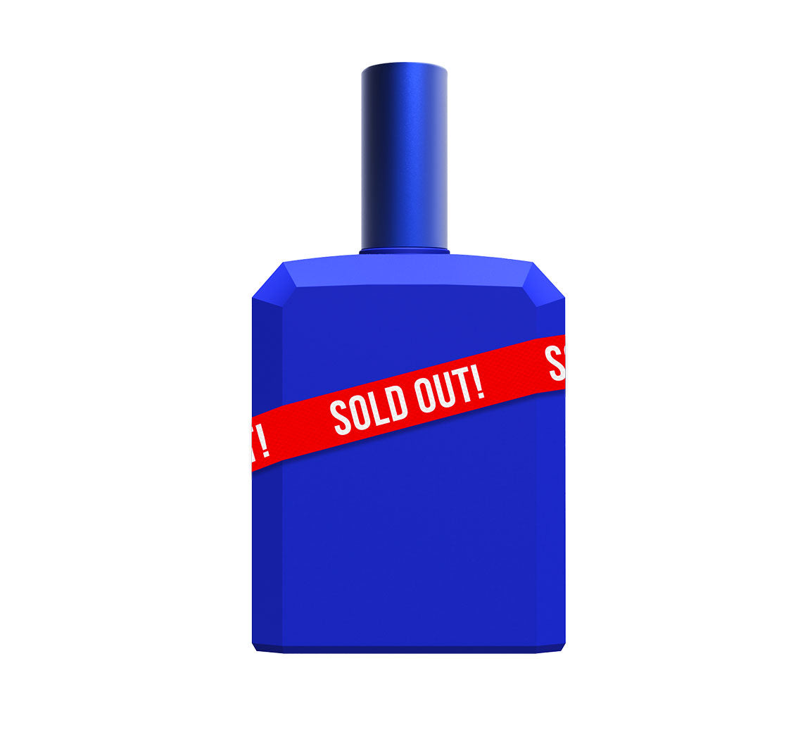 A perfume bottle of This is not a blue bottle 1/.8, Sold Out! Le parfum - 115ml